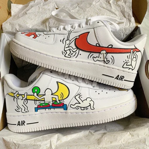 Keith Haring Air Force 1 Custom Anime Shoes (2)