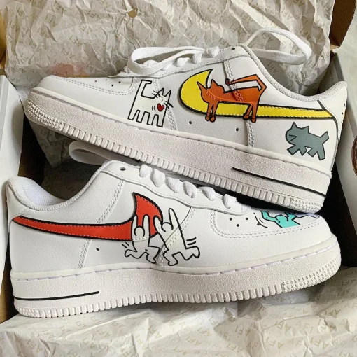 Keith Haring Air Force 1 Custom Anime Shoes (5)