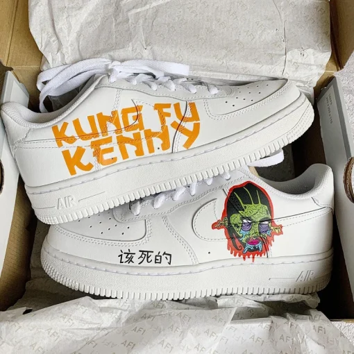 Kendrick Lamar Anime Custom Air Force 1 Shoes (4)