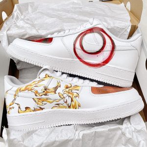 Kimetsu no Yaiba Yoriichi and Kokushibo Custom Air Force 1 Shoes-1