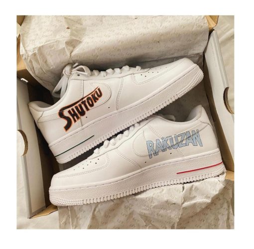 Kuroko no Basket Midorima x Seijuro Air Force 1 Custom Shoes - Perfect Gift for Fans-1