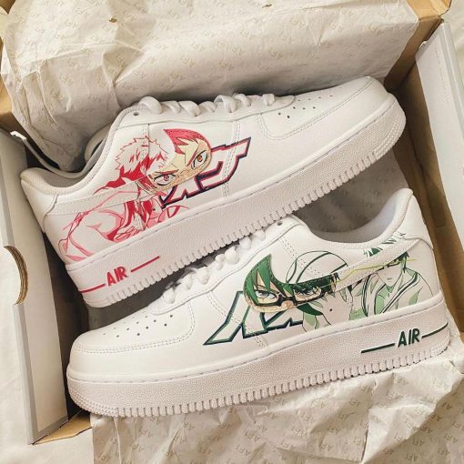 Kuroko no Basket Midorima x Seijuro Air Force 1 Custom Shoes - Perfect Gift for Fans