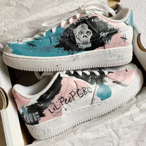 Lil Peep Grunge Anime Air Force 1 Custom Shoes (2)