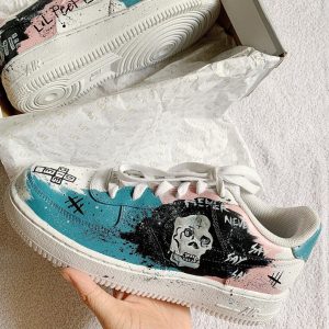 Lil Peep Grunge Anime Air Force 1 Custom Shoes (3)