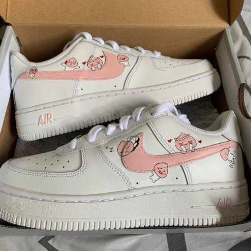 Limited Edition Apeach Air Force 1 Custom Shoes (2)