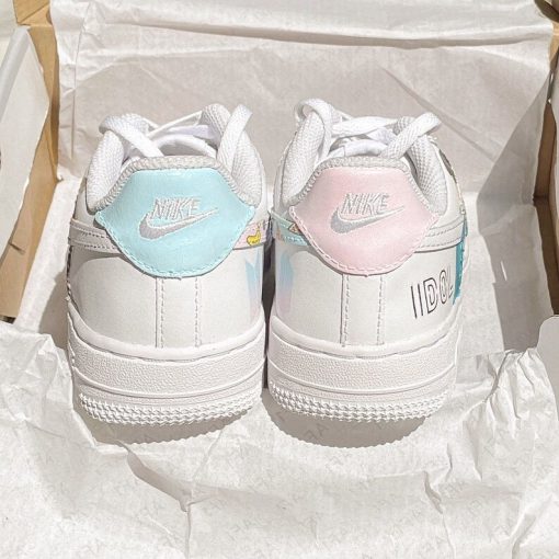 Limited Edition BTS Dynamite Air Force 1 Custom Shoes (2)