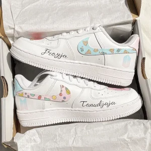 Limited Edition BTS Dynamite Air Force 1 Custom Shoes (3)