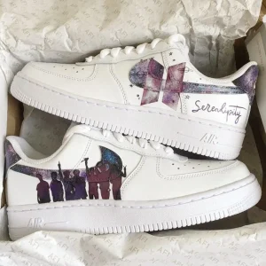 Limited Edition BTS Galaxy Air Force 1 Custom Shoes (1)