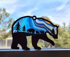 Mama Bear Sun Catcher A Special Gift for Mom