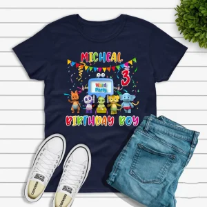Matching Family Shirt with Word Party Theme 2