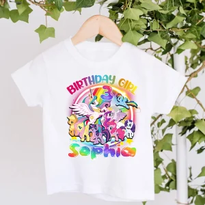 My Little Pony Family Matching Birthday Girl Shirt 3
