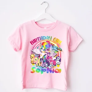 My Little Pony Family Matching Birthday Girl Shirt