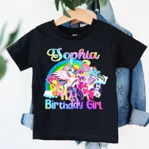 My Little Pony Rainbow Dash Birthday Custom Shirts 4