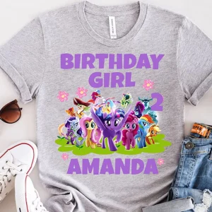 My Little Pony Toddler Shirt with Cute Pony Birthday Design