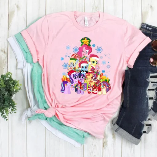 My Little Pony and Unicorn Family Christmas Shirt 2