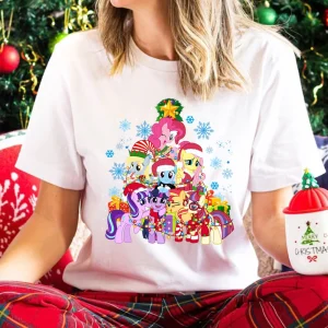 My Little Pony and Unicorn Family Christmas Shirt