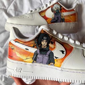 Naruto Itachi x Kakashi Air Force 1 Custom Anime Shoes-2