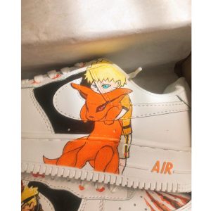 Naruto x Kurama Air Force 1 Custom Anime Shoes-2