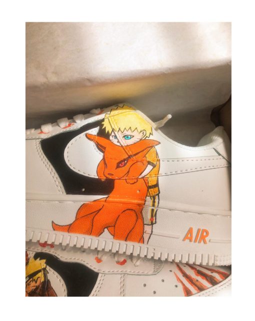 Naruto x Kurama Air Force 1 Custom Anime Shoes-2