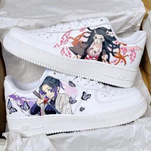 Nezuko and Shinobu Air Force 1 Custom Anime Shoes
