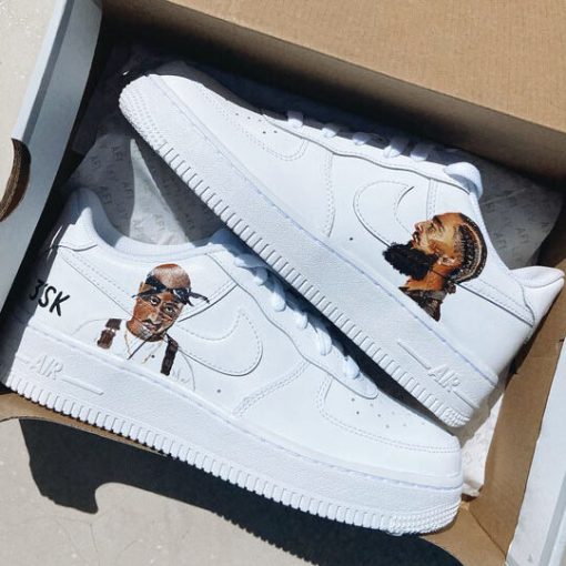 Nipsey Hussle x 2Pac Air Force 1 custom