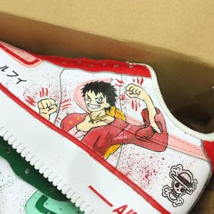 One Piece Luffy x Zoro Air Force 1 Custom Anime Shoes-4