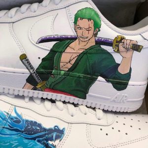 One Piece Zoro Anime Shoes Customized for Air Force 1-1