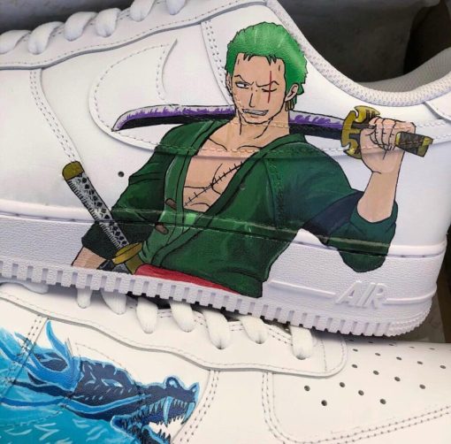 One Piece Zoro Anime Shoes Customized for Air Force 1-1