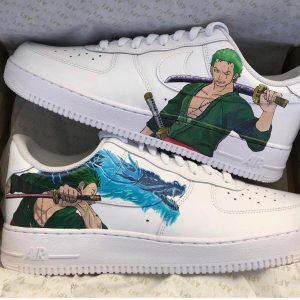 One Piece Zoro Anime Shoes Customized for Air Force 1