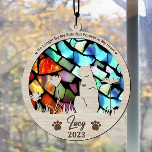 Pawsome Anniversary Gift Personalized Cat Breed Suncatcher