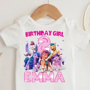 Personalized Pony Birthday Party Shirt