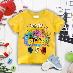 Personalized Poppy Play Time Gamers Birthday Shirt