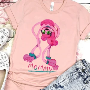 Personalized Poppy PlayTime Mommy Long Legs Birthday Shirt 2