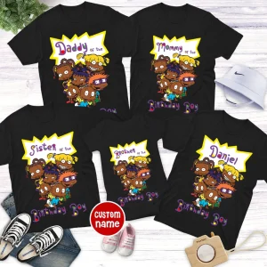 Personalized Rugrats Birthday Celebration Shirts