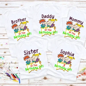 Personalized Rugrats Birthday Family Shirts