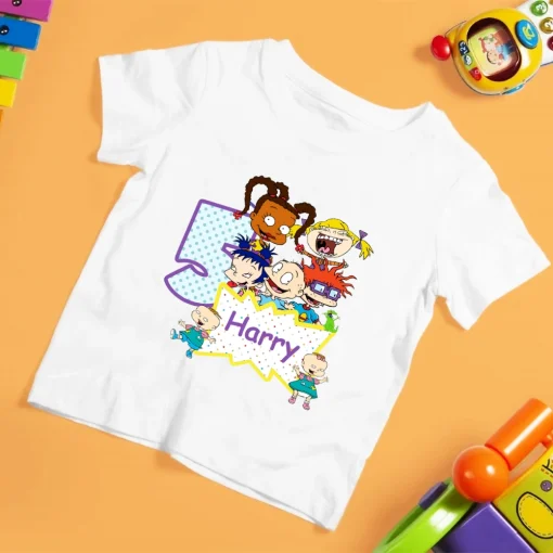 Personalized Rugrats Birthday Tshirt Custom Name And Age
