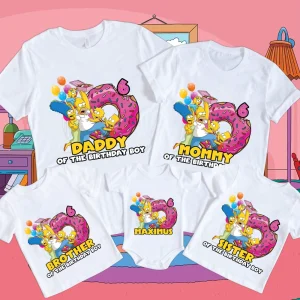 Personalized The Simpsons Birthday Shirts 3
