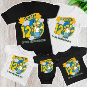 Personalized The Simpsons Family Portrait Shirt 2