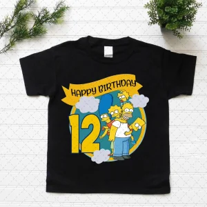 Personalized The Simpsons Family Portrait Shirt