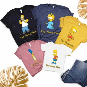 Personalized The Simpsons Family Shirt
