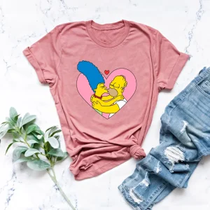 Personalized The Simpsons love Shirts