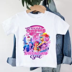 Personalized Unicorn Shirt with Custom My Little Pony Name