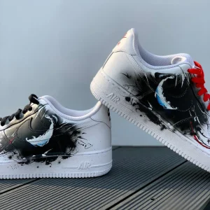 Personalized Venom hand-painted custom Nike Air Force 1 shoes (5)