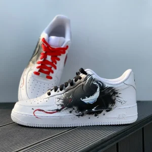 Personalized Venom hand-painted custom Nike Air Force 1 shoes (6)