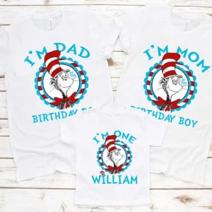 Personalized Word Party Birthday Shirts - Choose Your Style and Color