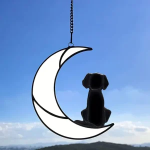 Pet Memorial Gift Custom Acrylic Dog Suncatcher-1