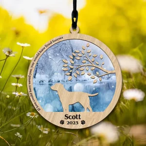 Pet Memorial Suncatcher A Touching Way to Remember Your Beloved Pet on Your Anniversary-1