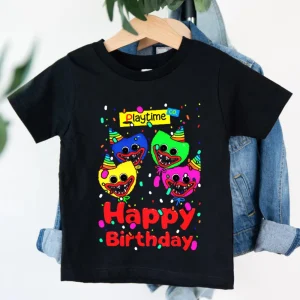 Poppy Playtime Family Birthday Tee - Matching Outfits for Your Game Lovers
