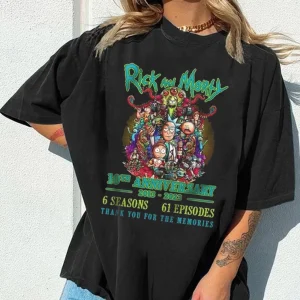 Rick and Morty Birthday Extravaganza T-Shirt