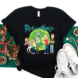 Rick and Morty Family Group T-shirt